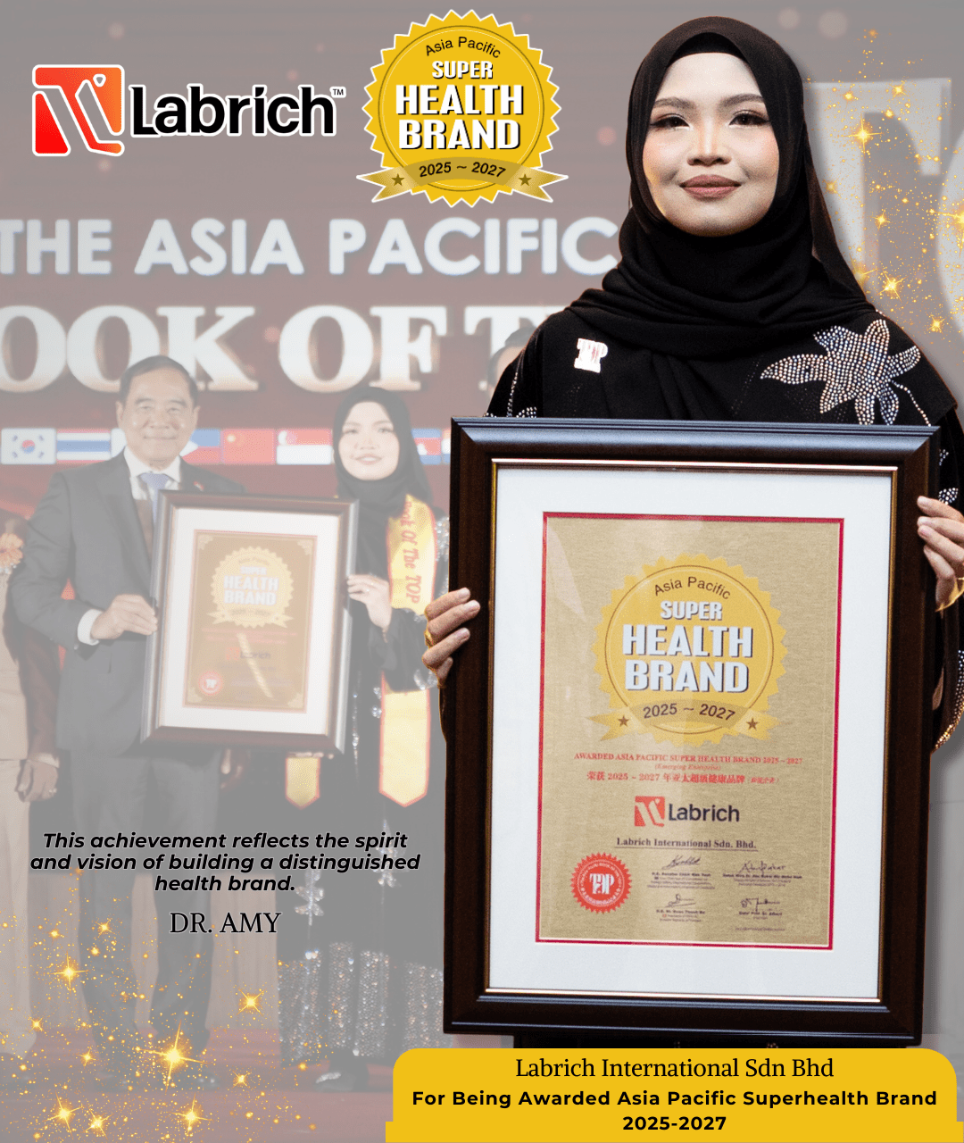 Dr. Amy - Asia Pacific Super Health Brand Award